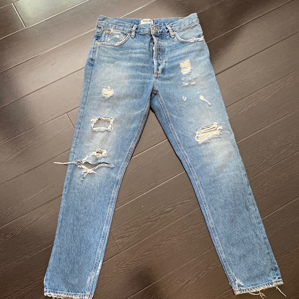AGOLDE Distressed Denim Jeans